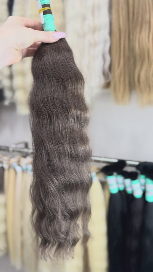 Raw Hair Extensions - Processed (wavy - Color 3b -55 cm -119 gr - 300/234)