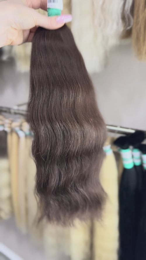 Raw Hair Extensions - Processed (straight - Color 3 -51 cm -136 gr - 4306/217t)