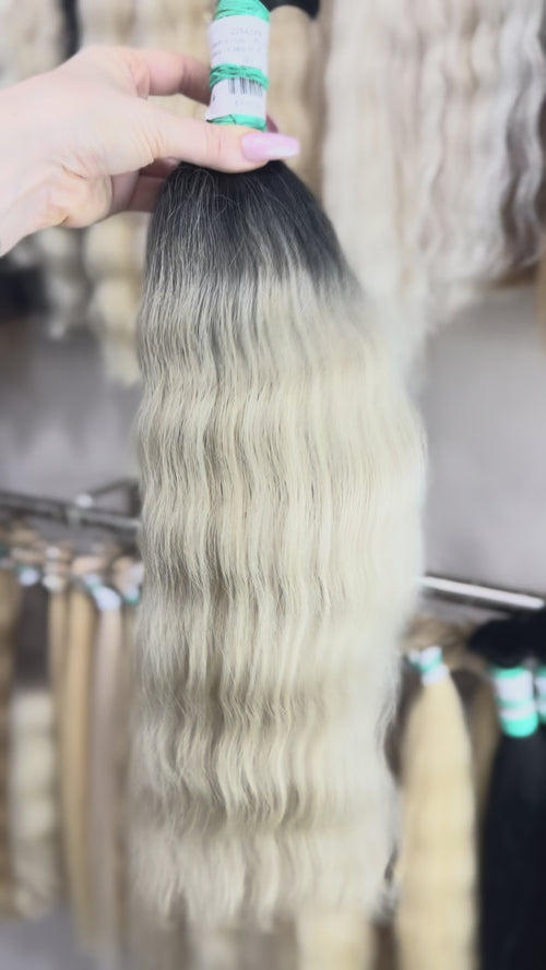 Ombre Hair  - Processed (Wavy - Color 0 -51 cm -135 gr)