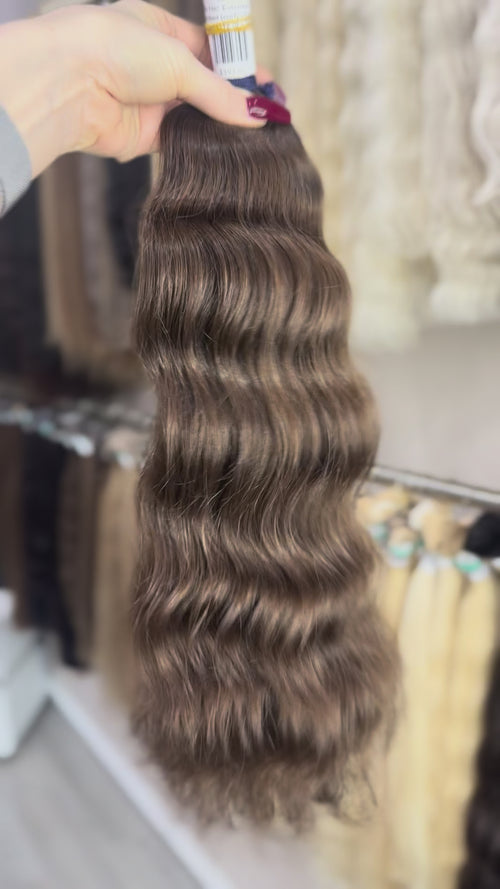 Baby Hair Extensions - Processed (curly - Color 3 -55 cm -112 gr - 380/i)