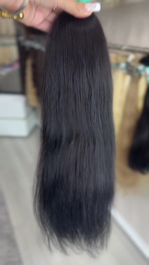 Raw Hair Extensions - Processed (Straight - Color 1 -58 cm -139 gr)