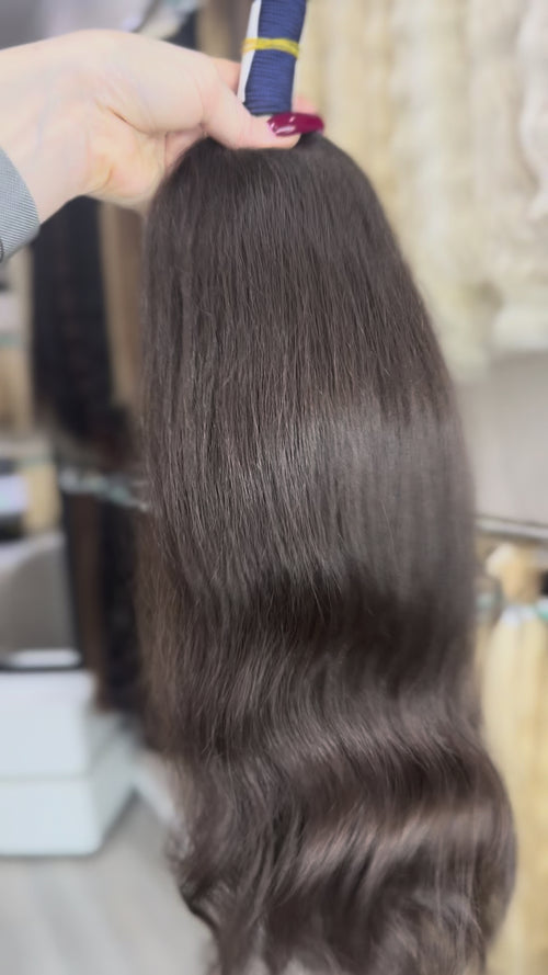Baby Hair Extensions - Processed (wavy - Color 2 -55 cm -140 gr - 373/i)