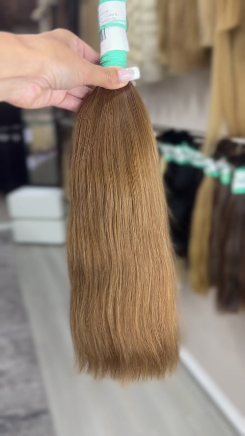 Raw Hair Extensions - Processed (Straight - Color 8 -41 cm -121 gr - 2950/212t)