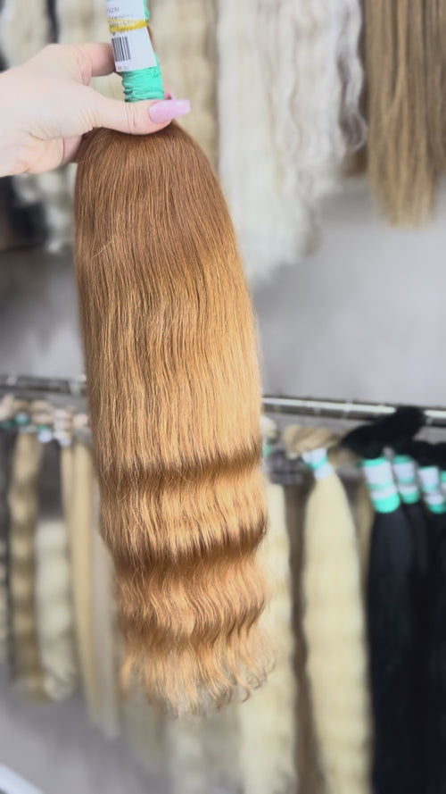Raw Hair Extensions - Processed (wavy - Color 30 -55 cm -157 gr - 8713/230)