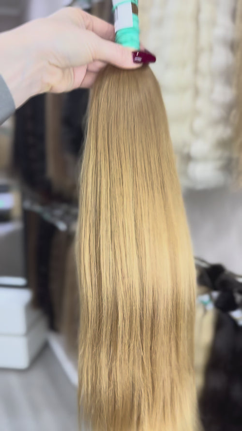 Raw Hair Extensions - Processed (Straight - Color 87 -57 cm -162 gr - 3938/215t)