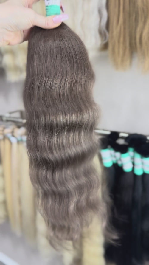 Raw Hair Extensions - Processed (wavy - Color 4b -55 cm -137 gr - 279/235)