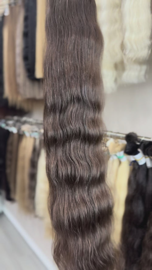 Baby Hair Extensions - Processed (wavy - Color 3 -100 cm -203 gr - 382/i)