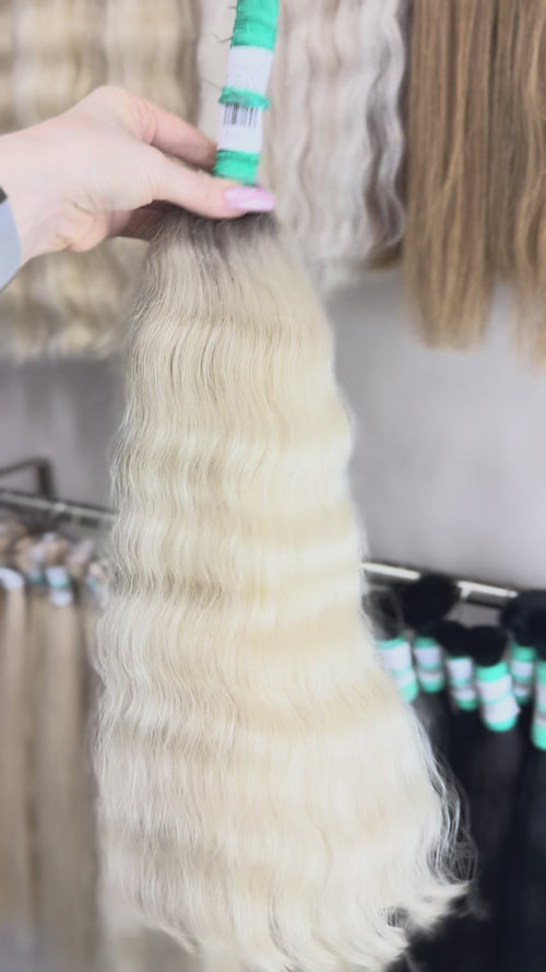 Ombre Hair  - Processed (Wavy - Color 0 -55 cm -101 gr)