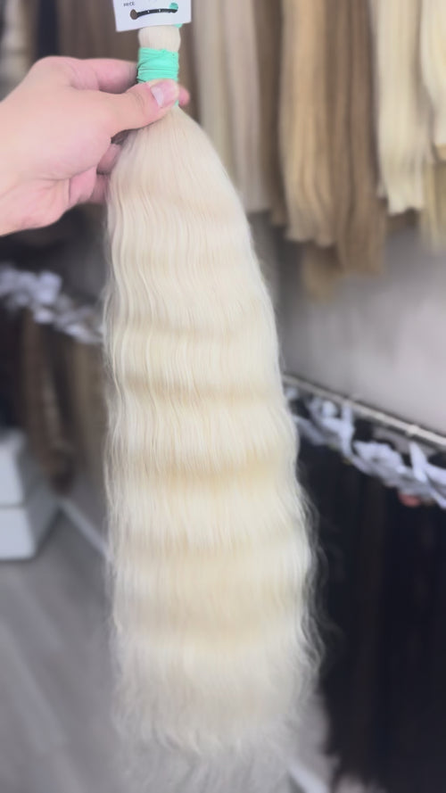 Raw Hair Extensions - Processed (wavy - Color 201 -66 cm -164 gr - 3385/211)