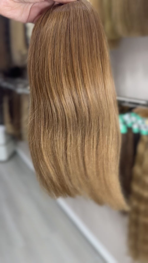 Raw Hair Extensions - Processed (Straight - Color 8 -44 cm -123 gr - 2951/212t)