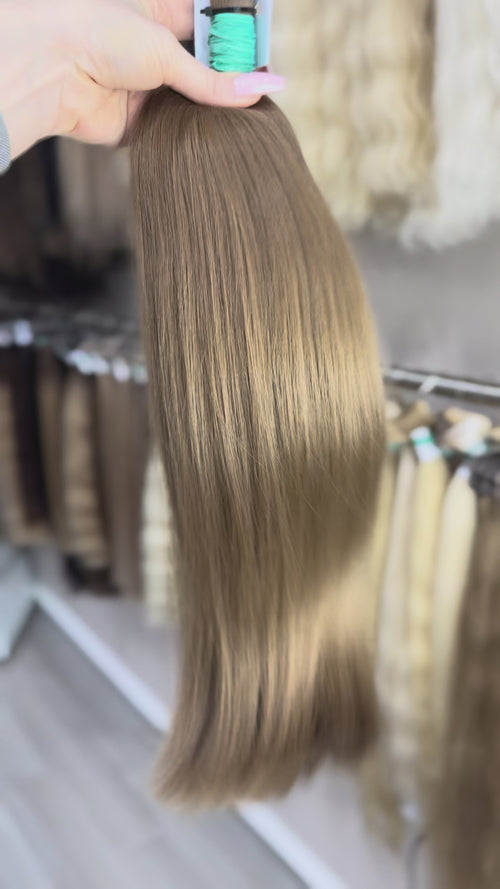 Baby Virgin Hair  (Straight - Color 8- 55 cm -142 gr)